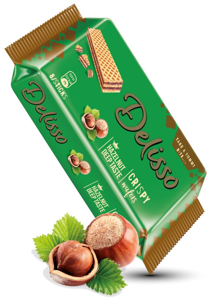 Delisso Hazelnut Cream Flavor Wafer - Rayyanfoods